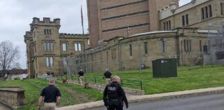 
			
				                                Law enforcement with K-9 dogs checked the Luzerne County Correctional Facility in Wilkes-Barre Thursday as part of an ‘Operation Clean Sweep,’ according to county Manager Romilda Crocamo.
                                 Ed Lewis | Times Leader

			
		